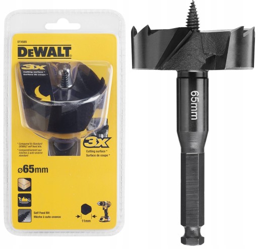 DT4585 DEWALT Сверло для монтажных розеток SEDNIK 65 мм