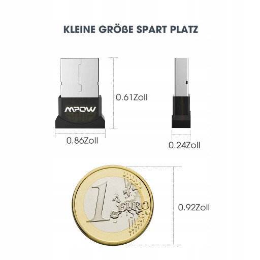 MPOW BEZPRZEWODOWY NADAJNIK/ODBIORNIK BLUETOOTH