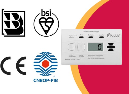 Детектор угарного газа Kidde K10LLDCO с ЖК-дисплеем