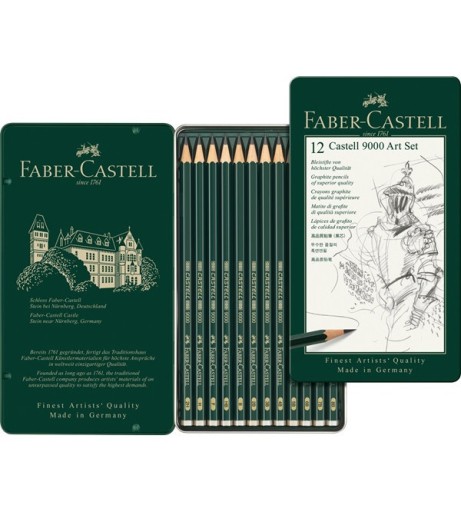 Набор карандашей Castell 9000 Faber-Castell 12 шт.