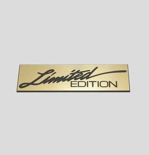 Эмблема LIMITED EDITION 70 x 20 мм *ЗОЛОТО