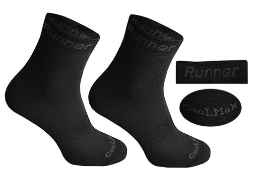 Skarpety Runner biegowe jogging Coolmax 35-38 .4