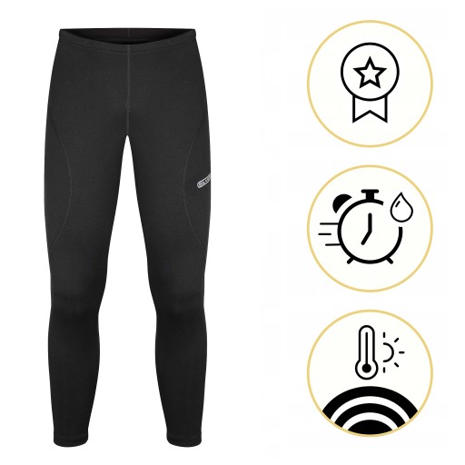 LEGGINSY TERMOAKTYWNE dziecięca getry termiczne BIELIZNA Ercole SILVER+ 152