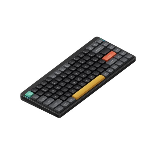 NUPHY Air75 V2 Bezprzewodowa Klawiatura Mechaniczna - Basalt Black Red 2.0