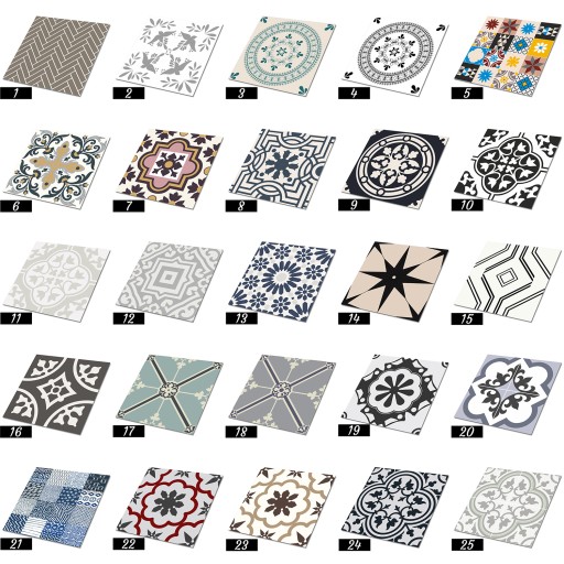 Panele winylowe samoprzylepne Geometryczne linie