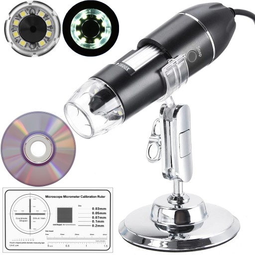 Набор цифровых микроскопов USB LED Zoom 1600