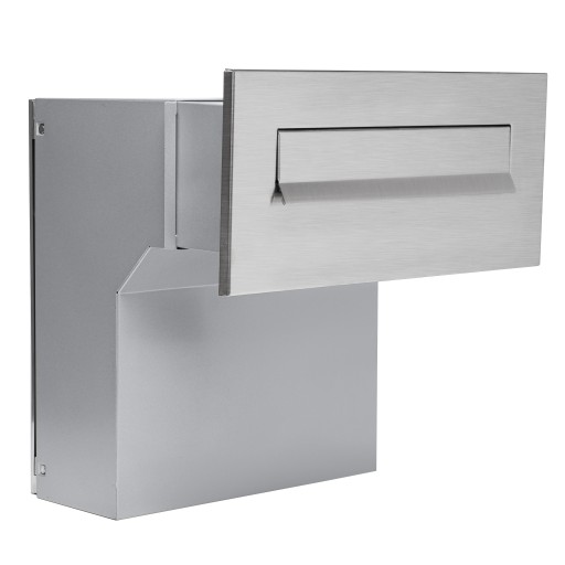 Ящик для писем регулируемый 19-26 см INOX STEEL +3 ключа