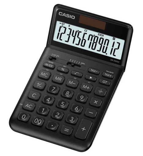 КАЛЬКУЛЯТОР СТИЛЬНОЙ СЕРИИ CASIO JW-200SC-BK