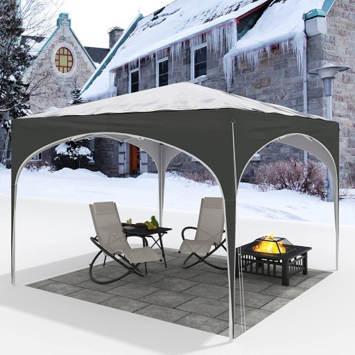 САДОВЫЙ ПАВИЛЬОН UV 50 Pop-Up PE серый 3x3x2,5