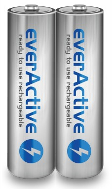 4x АККУМУЛЯТОРНЫЕ АККУМУЛЯТОРЫ EVERACTIVE R6 AA 2000 мАч, ГОТОВЫЕ К ИСПОЛЬЗОВАНИЮ