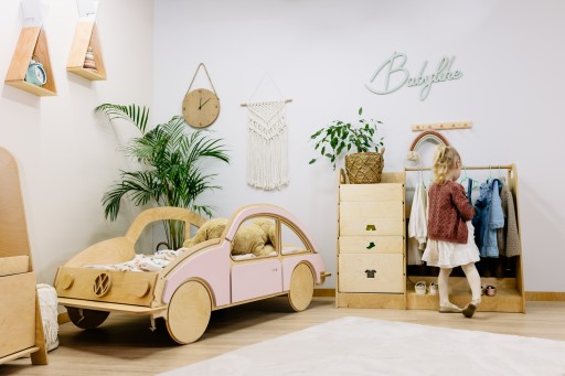 КРОВАТЬ Babylike VW 160x80 см HUNCHEN ROSE LOURE 0233