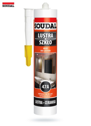 Клей монтажный для стекол и зеркал 47А 280мл SOUDAL