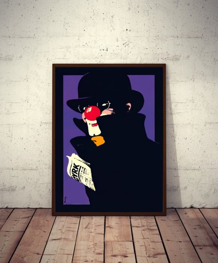 Plakat CYRK Clown szpieg -Świerzy 1975/2023