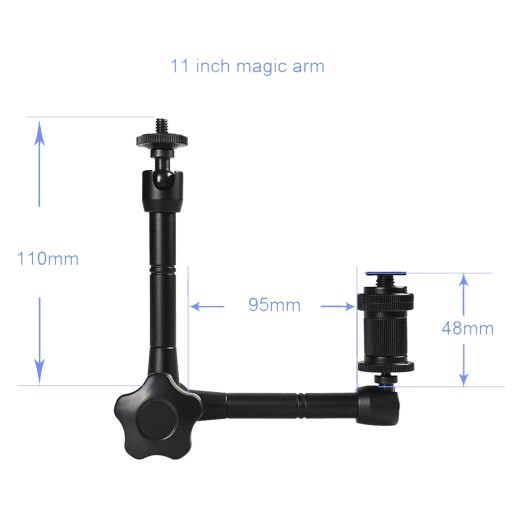 Держатель лампы для камеры Magic Arm для шарнирного кронштейна штатива 29 см