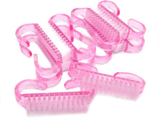 100 щеток для чистки ногтей BRUSH