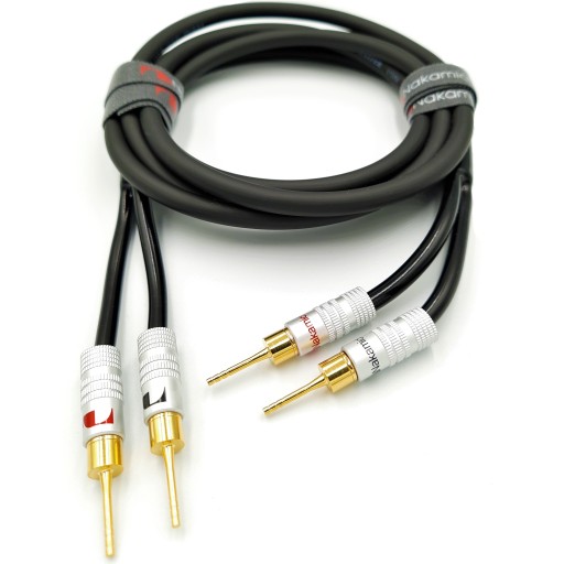 NAKAMICHI Kabel głośnikowy 2x1,5 szpilki proste 8m