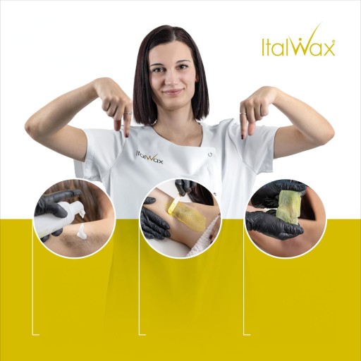 ItalWax Твердый воск для депиляции в гранулах TOP LINE ARGAN 750г + МАСЛО