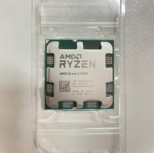 Новый процессор AMD Ryzen 5 7500F, 3,7 ГГц, 6 ядер, 12 потоков, процессор AM5 5NM 32M AM5