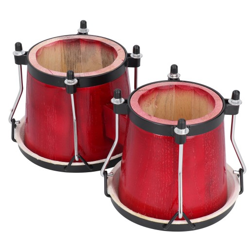 Drewniane afrykańskie bongosy bęben Djembe