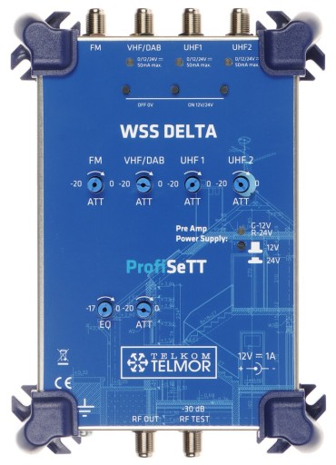 МНОГОПОЛОСНЫЙ УСИЛИТЕЛЬ WSS-DELTA ProfiSETT TELMOR