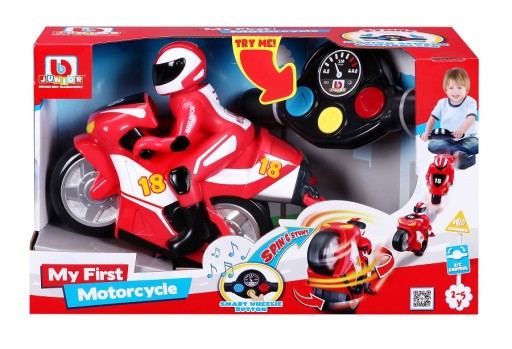 Мотоцикл BBURAGO RC MOTION CONTROL с фигуркой 95001