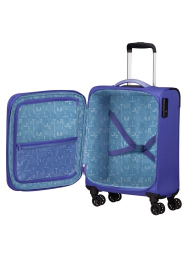 Чемодан увеличенной каюты American Tourister Pulsonic - нежно-сиреневый
