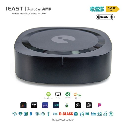 iEAST Audiocast AMP80 Odtwarzacz sieciowy ze wzmacniaczem Hi-FI Multiroom