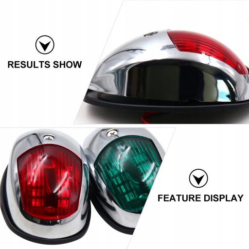 Jacht Motorówka Side Light Marine Lampa LED 2 szt