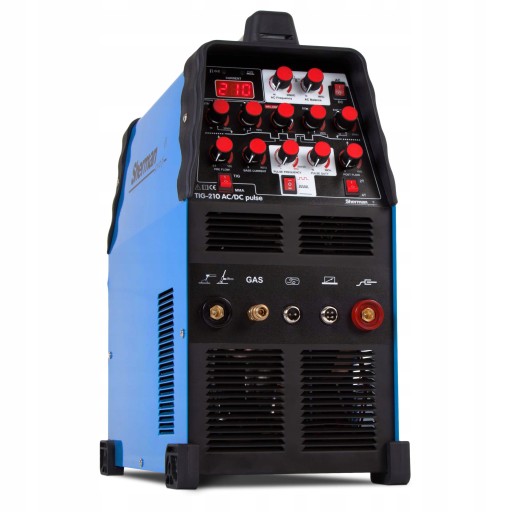 SHERMAN TIG 210 AC DC PULS MMA 200A HF IGBT ИНВЕРТОРНЫЙ СВАРОЧНЫЙ АППАРАТ АЛЮМИНИЯ