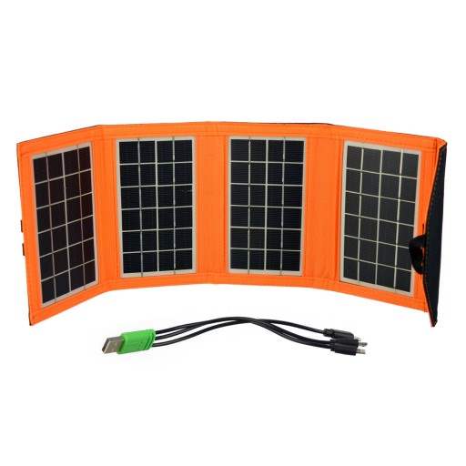 ŁADOWARKA SOLARNA SKŁADANY PANEL SŁONECZNY USB