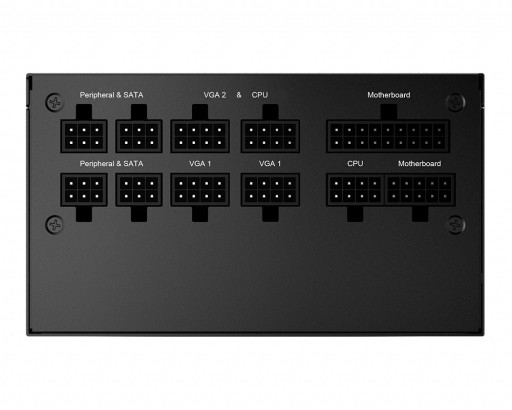 Блок питания MSI MPG A850GF 850 ​​Вт 80 PLUS Gold