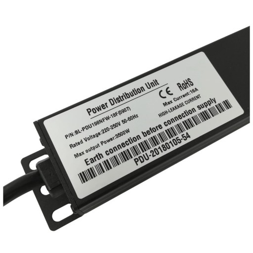 Listwa zasilająca 230V do szafy RACK 19