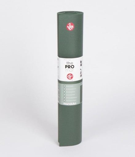 Коврик для йоги Manduka Pro Black Sage 180x66 см, 6 мм