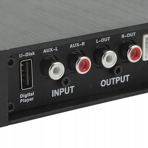Автомобильный усилитель DSP, 4-канальный вход RCA