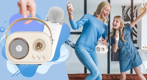БЕСПРОВОДНОЙ КАРАОКЕ-МИКРОФОН BLUETOOTH ДИНАМИК C20 PLUS + 2 МИКРОФОНА