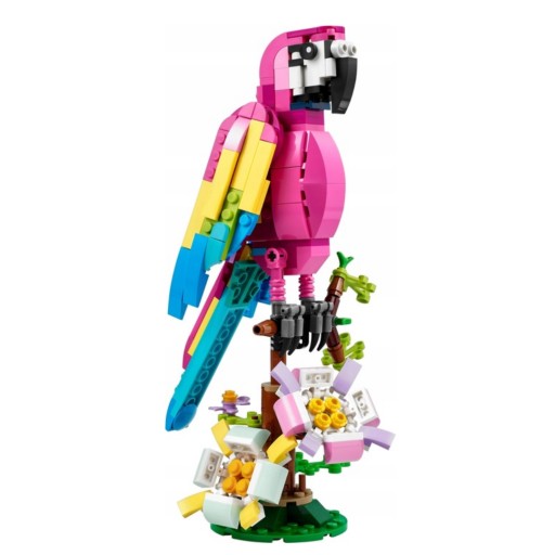 LEGO CREATOR ЭКЗОТИЧЕСКИЙ РОЗОВЫЙ ПОПУГАЙ 3 в 1 31144