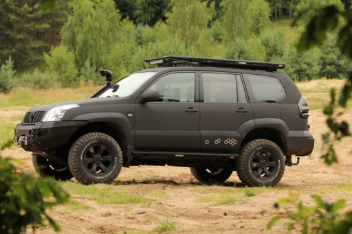 Toyota Land Cruiser 120 Roof Rack без перил - больше 4x4