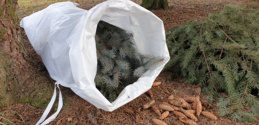 ПП мешок 70х190 для садового мусора, веток, листьев