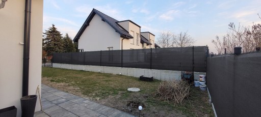 ЗАТЕНИВАЮЩАЯ СЕТКА 1,5х50м МАСКИРОВОЧНОЕ ПОКРЫТИЕ ДЛЯ ЗАБОРА ЗАБОР 75% ГРАФИТ
