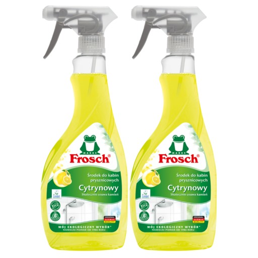 Frosch Cytrynowy Płyn do Kabin Prysznicowych 1L