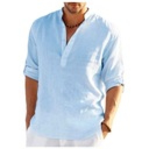 МУЖСКИЕ ЛЬНЯНЫЕ БЛУЗКИ СВОБОДНАЯ МОДНАЯ РУБАШКА OVERSIZE Лучшее качество