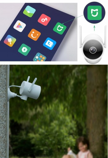 IMILAB OUTDOOR Поворотно-наклонная камера EC3 3MP 2K IP66