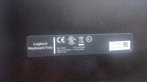 Чехол для 10-дюймовой клавиатуры Logitech BT
