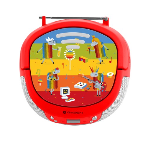 Радио БУМБОКС для детей КАРАОКЕ МИКРОФОН CD USB