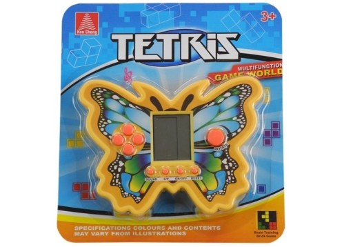 Электронная игра Тетрис Желтая бабочка - 3D развлечение для детей