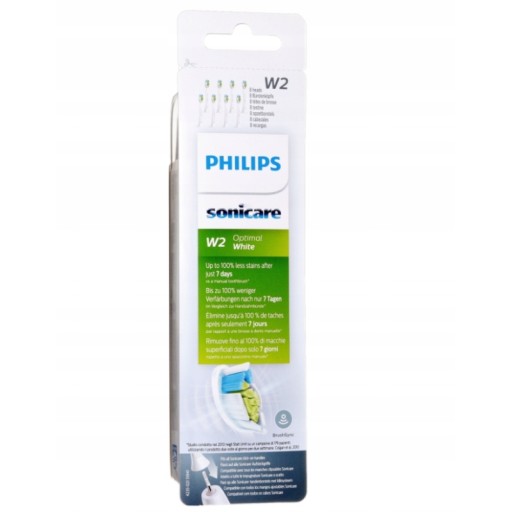 4 совместимые сменные насадки W2 для Philips Sonicare