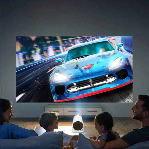 Мини-портативный 4K-проектор ANDROID 11 WIFI Белый