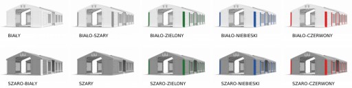 Namioty Warsztatowe 6x16m Pawilony DAS 560 SF