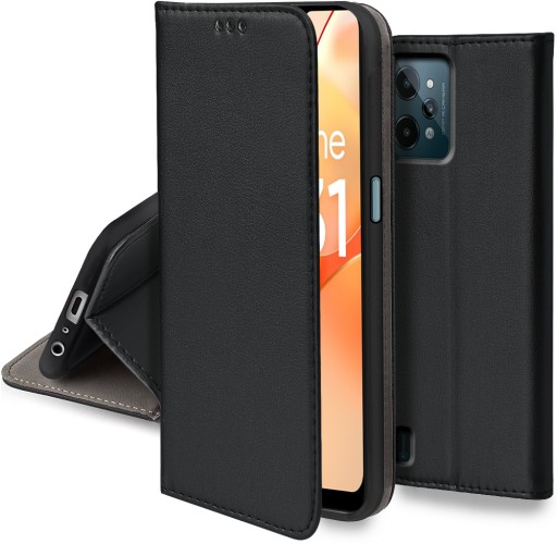 SMART MAGNET CASE + СТЕКЛЯННЫЙ чехол 9H для Realme C31
