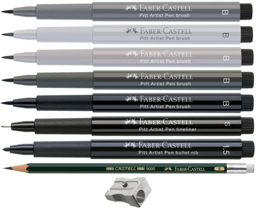 FABER-CASTELL Pitt Hand Lettering с аксессуарами